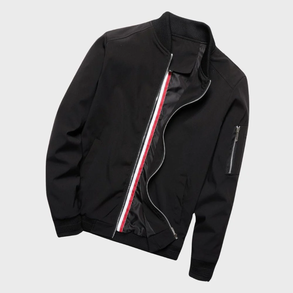 Heidi-Mode | Herren Zip-Up Bomberjacke - Image 2