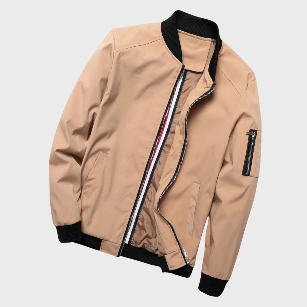 Heidi-Mode | Herren Zip-Up Bomberjacke - Image 3