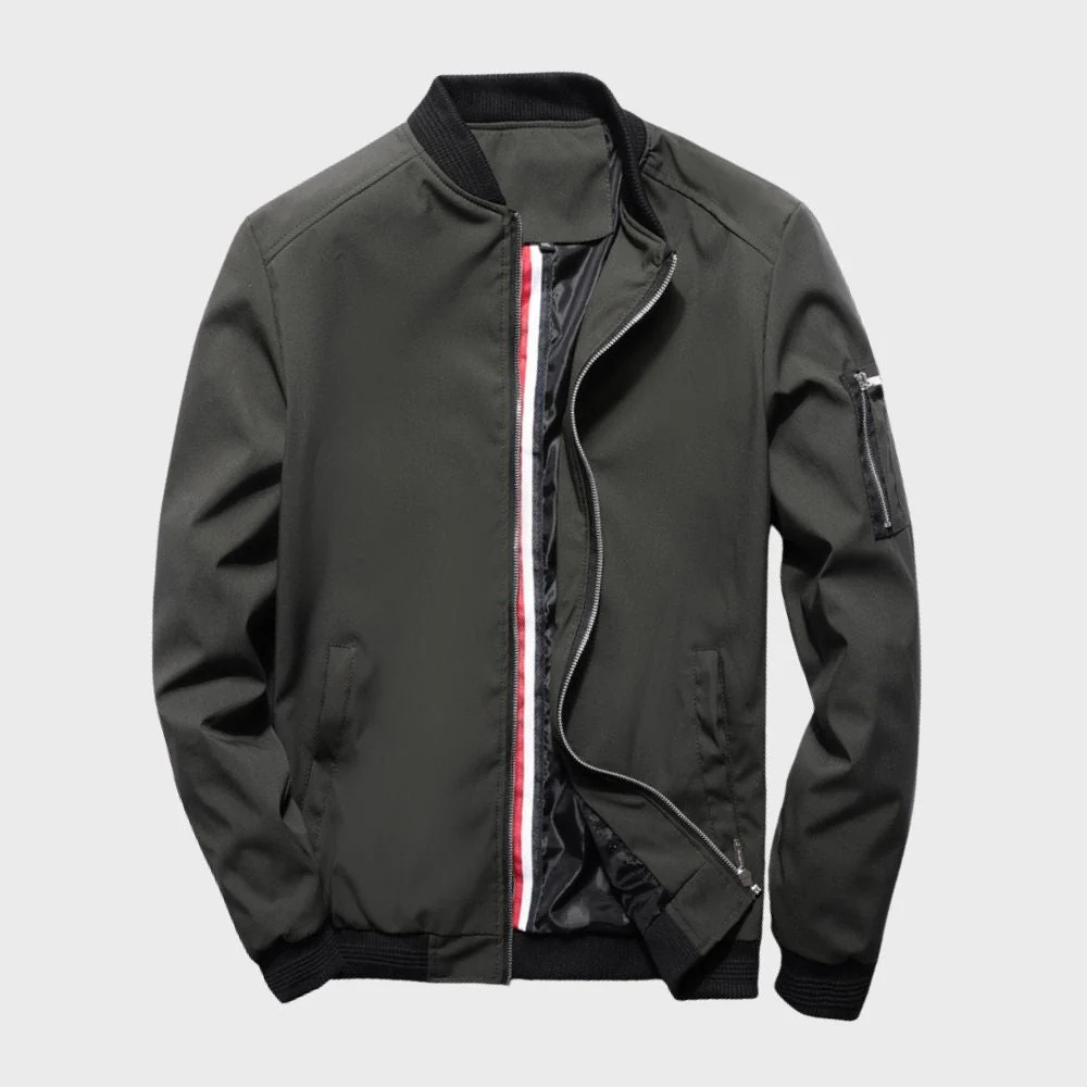 Heidi-Mode | Herren Zip-Up Bomberjacke - Image 5