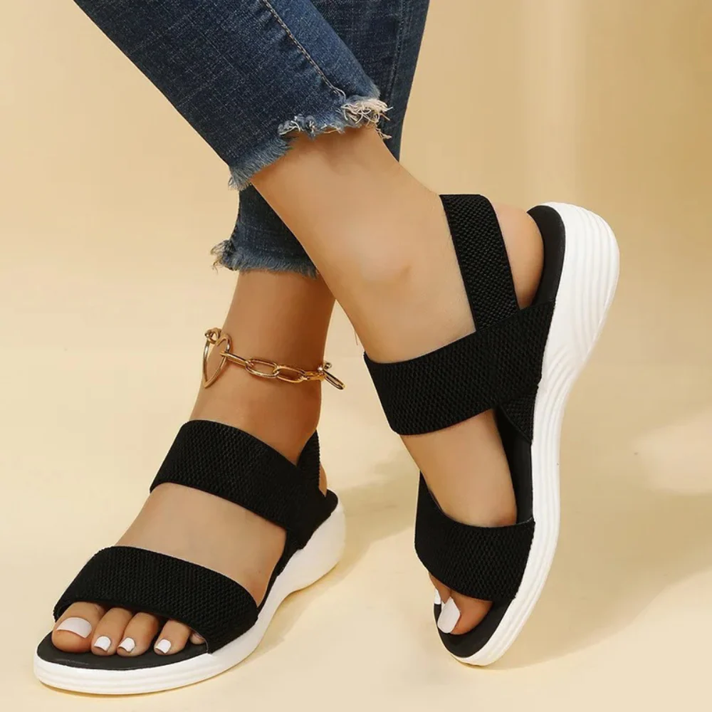 Heidi-Mode | Mesh Orthopädische Sandalen Zum Hineinschlüpfen - Image 5