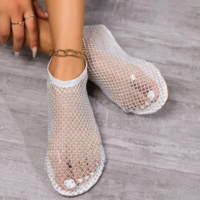 Heidi-Mode | Mesh-Slipper mit Flachem Absatz - Image 4