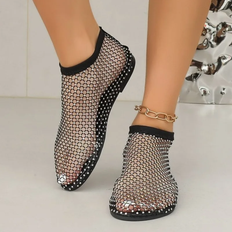 Heidi-Mode | Mesh-Slipper mit Flachem Absatz - Image 5