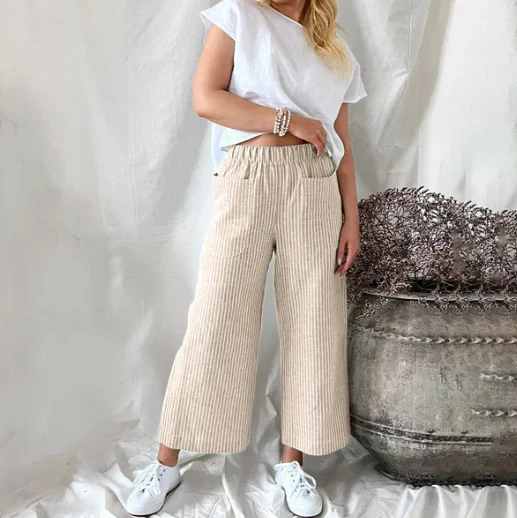Heidi-Mode | Mühelos Gestreifte Culotte Danife - Image 10