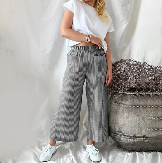 Heidi-Mode | Mühelos Gestreifte Culotte Danife - Image 6