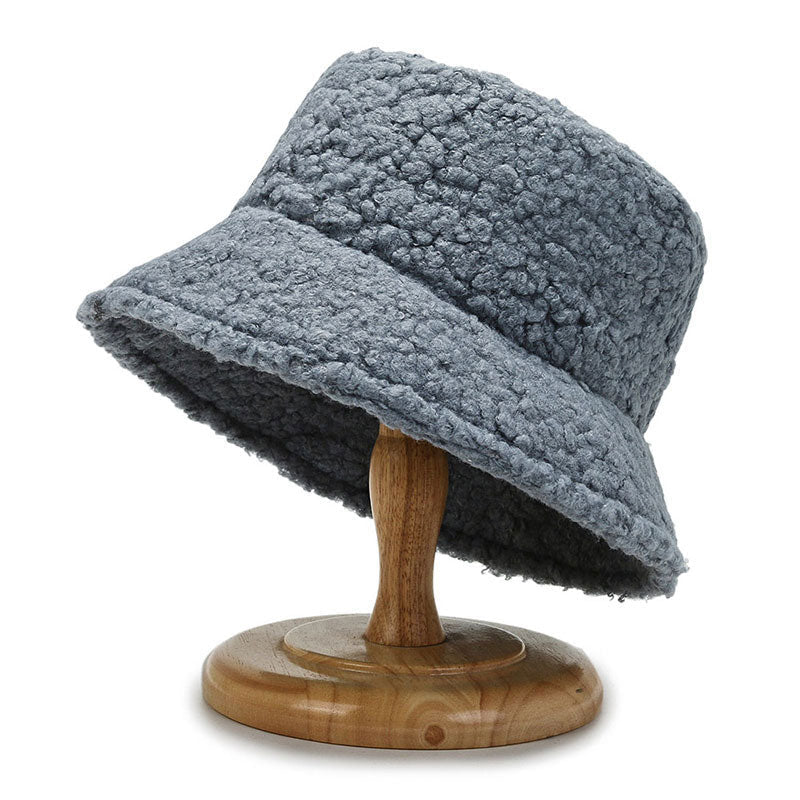 Heidi-Mode | Damen-Lammwoll-Bucket-Hut Warme Outdoor-Panama-Mütze für Frauen - Image 4