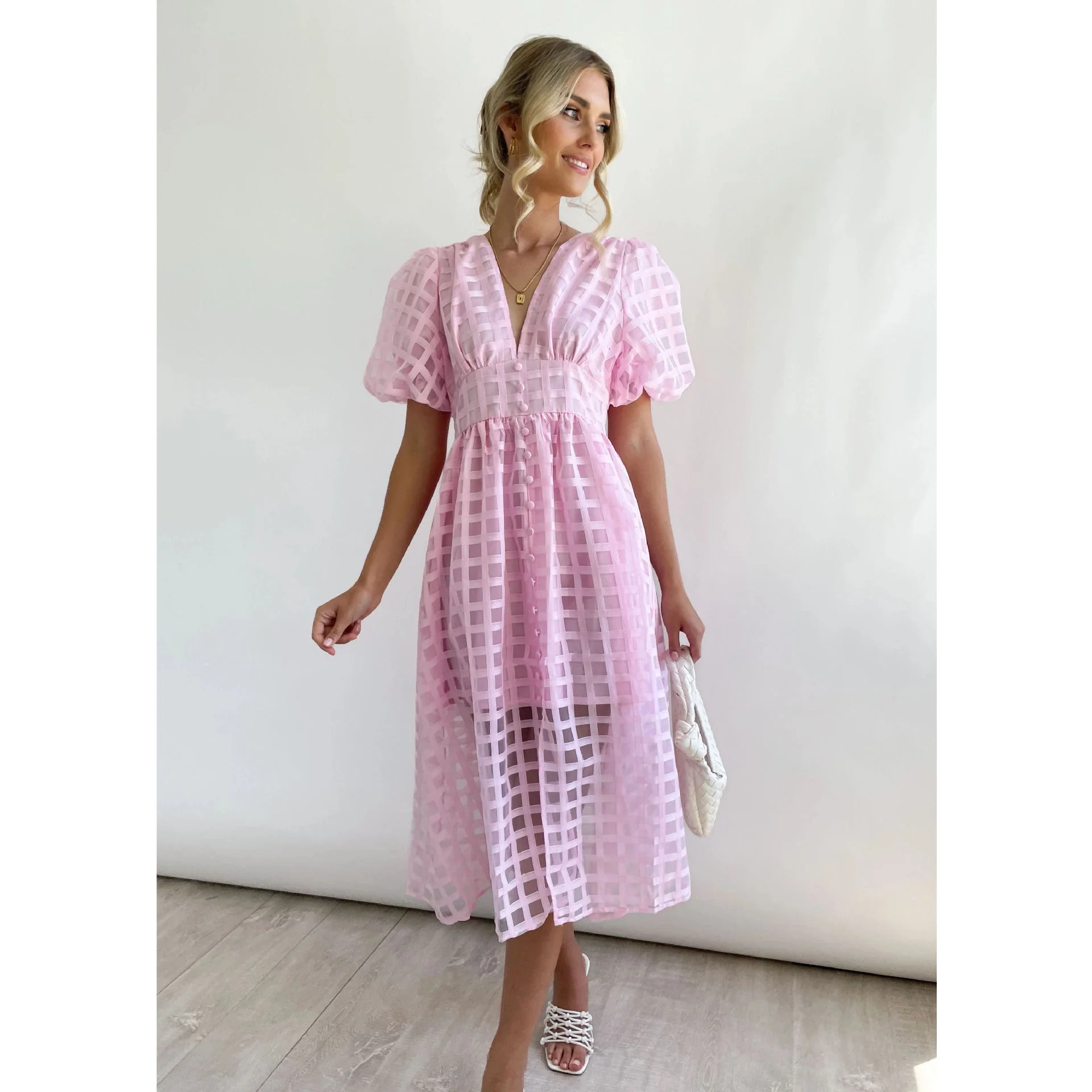 Heidi-Mode | Midikleid mit Puffärmeln - Image 20