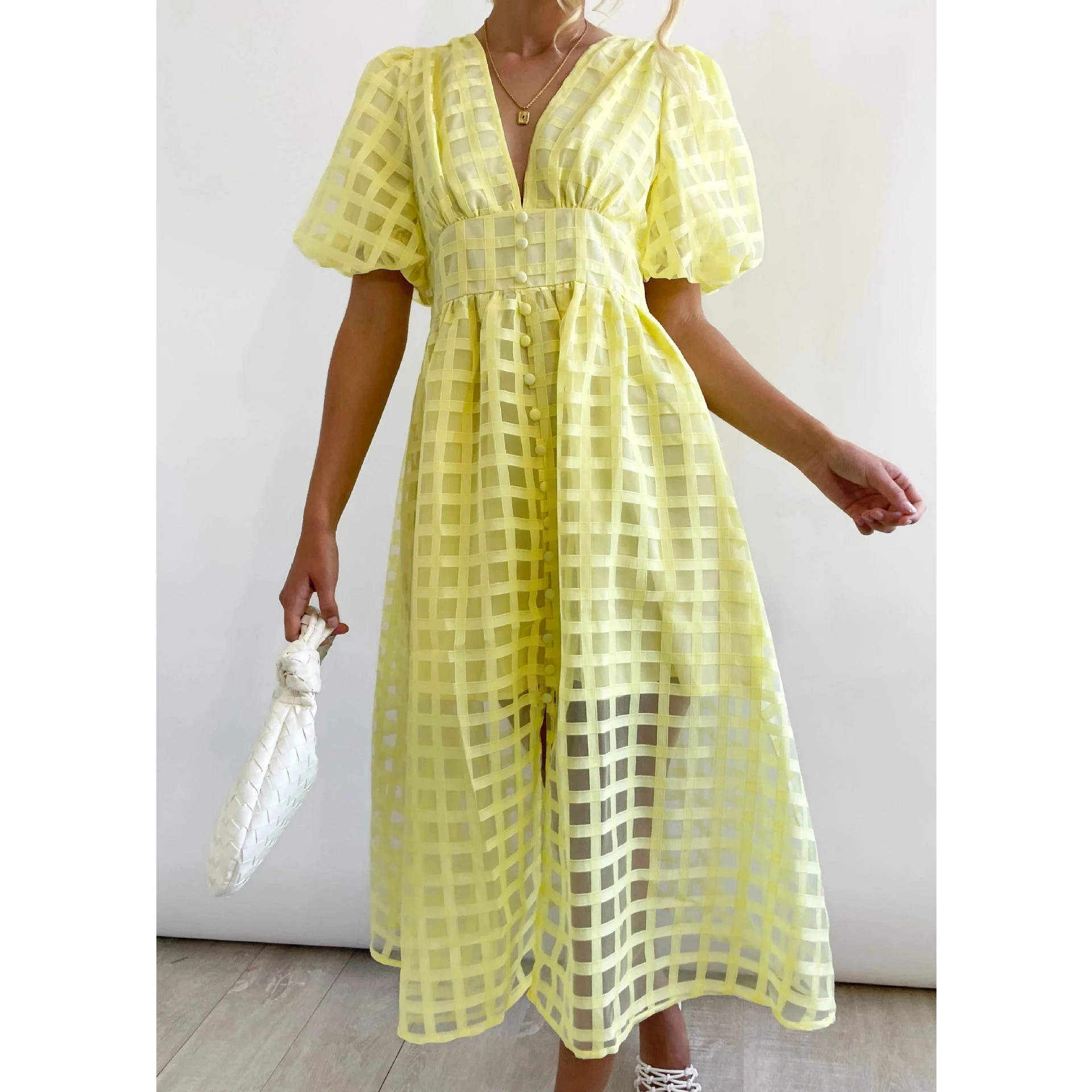 Heidi-Mode | Midikleid mit Puffärmeln - Image 22