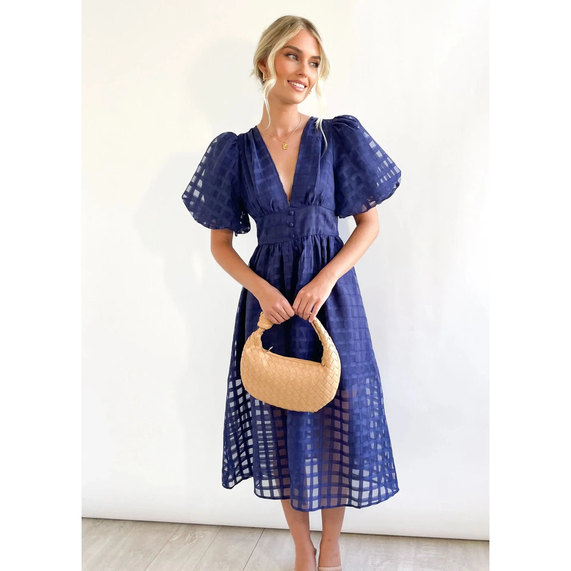 Heidi-Mode | Midikleid mit Puffärmeln - Image 25