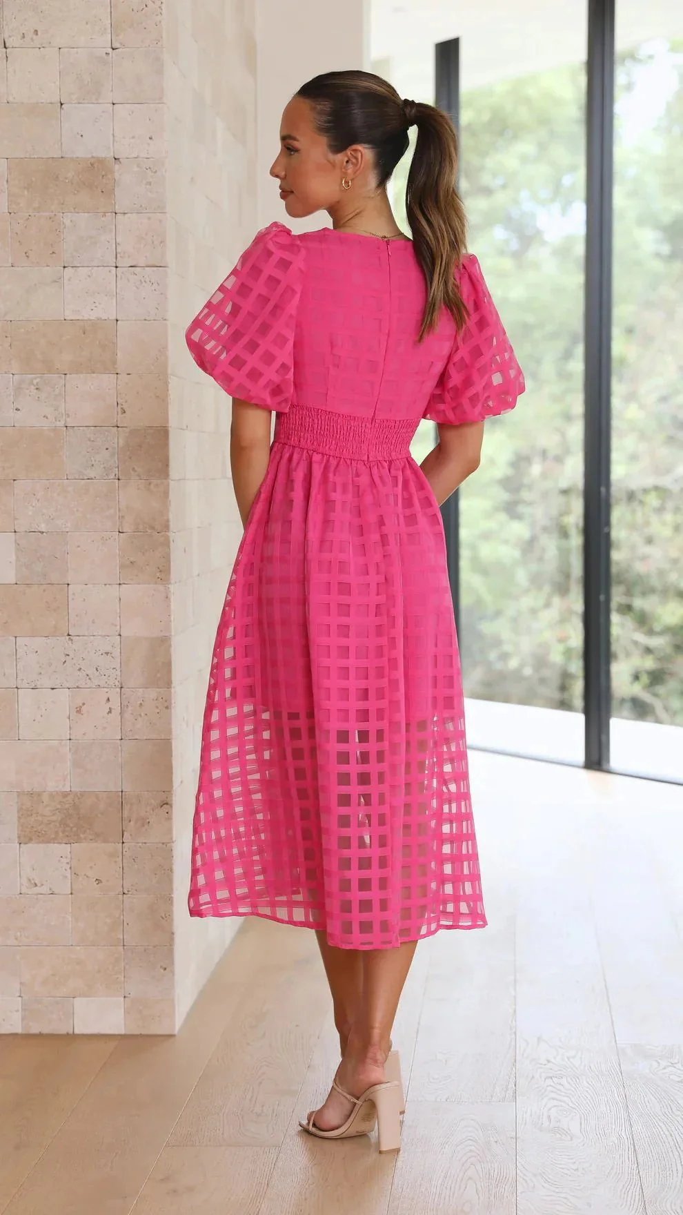 Heidi-Mode | Midikleid mit Puffärmeln - Image 7