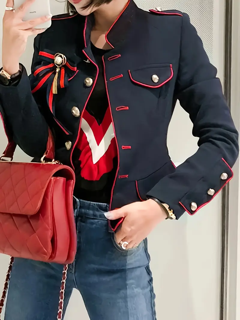 Heidi-Mode | Militärjacke Aus Baumwolle - Image 3