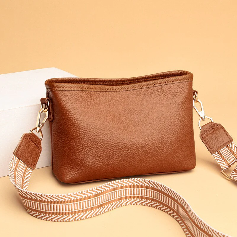 Heidi-Mode | Minimalistische Leder Umhängetasche für Frauen - Image 6