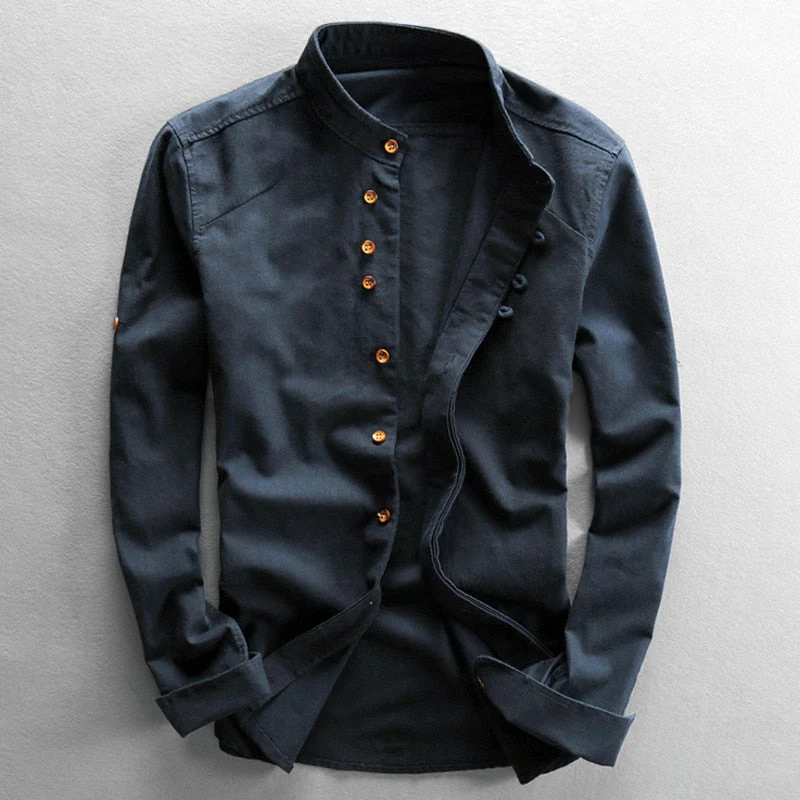 Heidi-Mode | Minimalistisches Kimono Hemd für Herren - Image 5