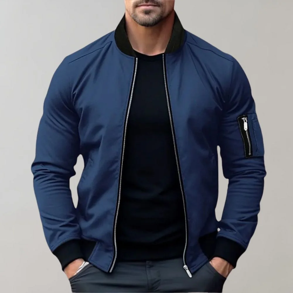 Heidi-Mode | Herren Ganzjahres-Bomberjacke - Leicht & Stylisch - Image 8