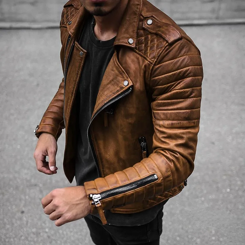 Heidi-Mode | Herren Elegante Lederjacke - Stylische Ganzjahresbekleidung - Image 3