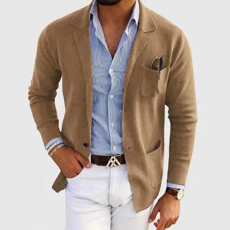 Heidi-Mode | Herren Casual Strickblazer - Image 3