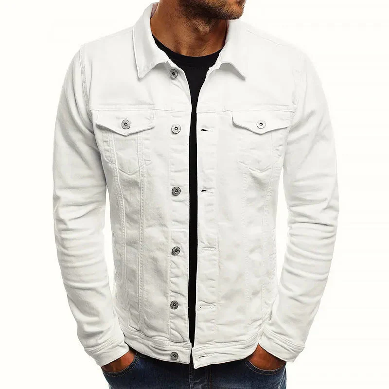 Heidi-Mode | Slim-Fit Knopfleiste Denim-Jacke - Image 6