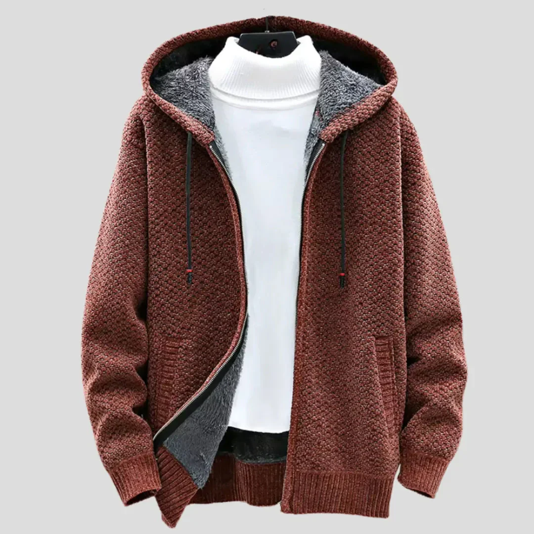 Heidi-Mode | Strickfleece Zip Hoodie - Image 4