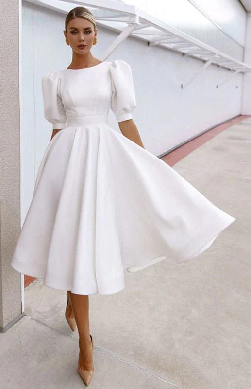 Heidi-Mode | Fashion Solid Color Slim Fit Sexy Big Swing Dress - Image 9