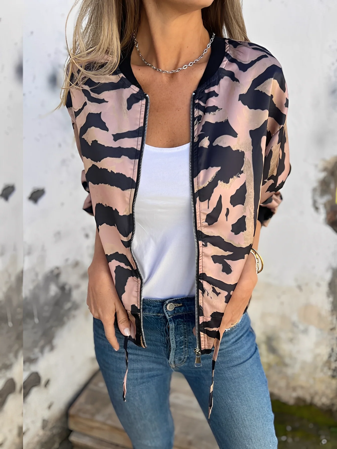 Heidi-Mode | Moderne Damenjacke mit Reißverschluss - Image 2