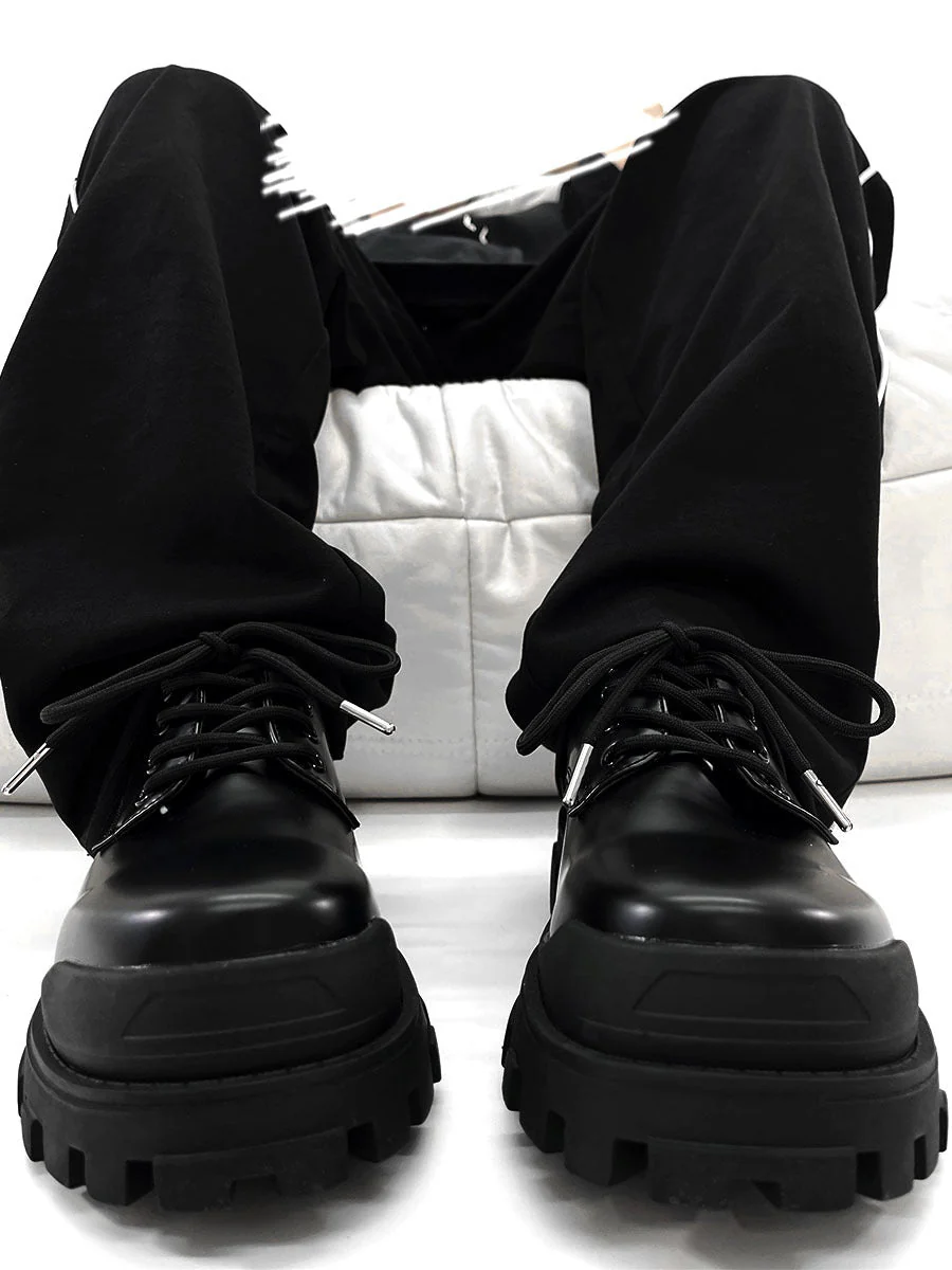 Heidi-Mode | Moderne Lederschuhe mit Dicker Sohle - Image 5