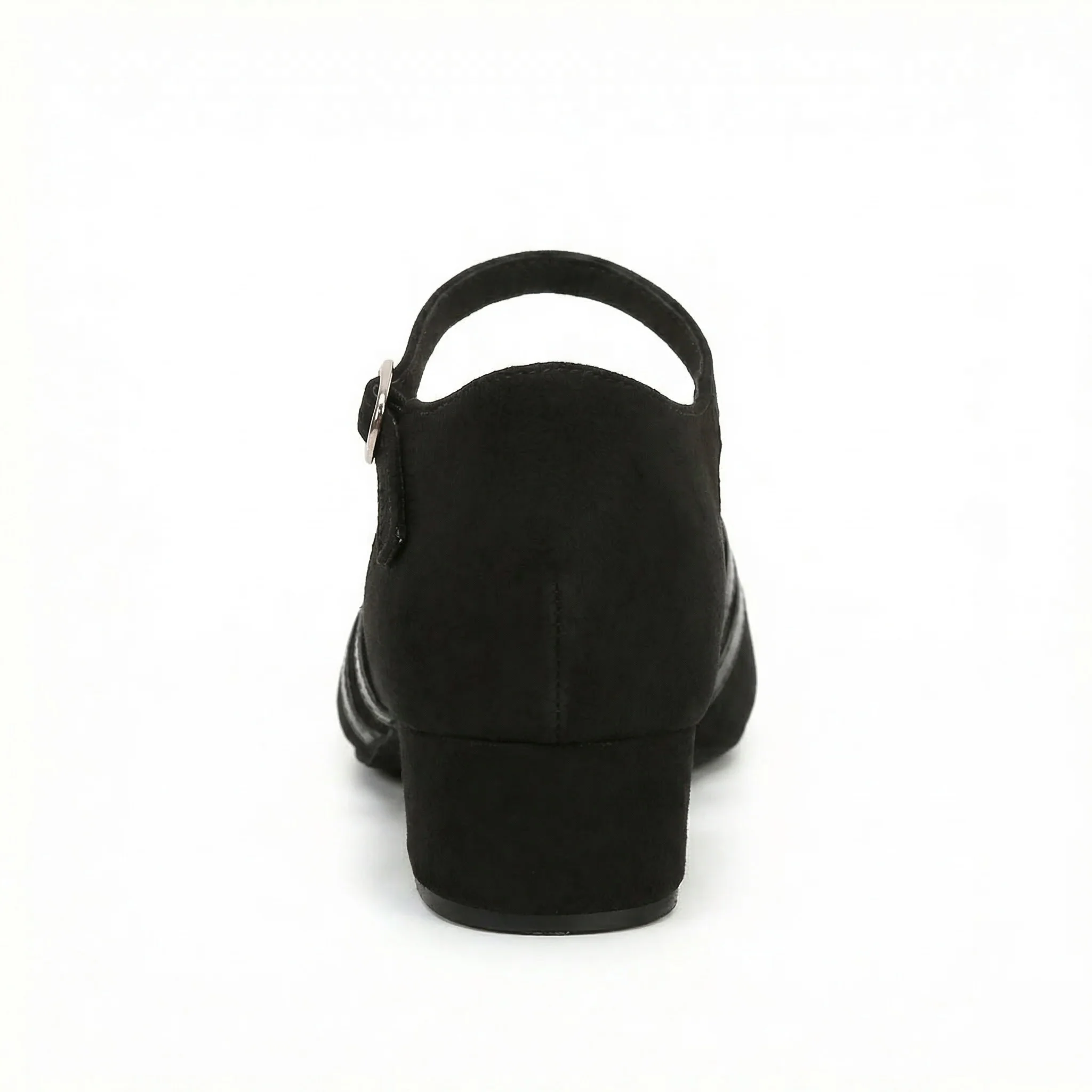 Damen Wildleder-Tanzschuhe mit modernem Design & schwarzer Farbe | Heidi-Mode - Image 3