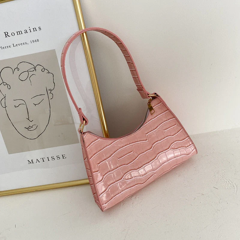Heidi-Mode | Modische Exquisite Einkaufstasche Tote Schultertaschen Einfarbig Kettentasche für Damen - Image 7