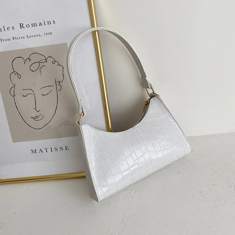 Heidi-Mode | Modische Exquisite Einkaufstasche Tote Schultertaschen Einfarbig Kettentasche für Damen - Image 8