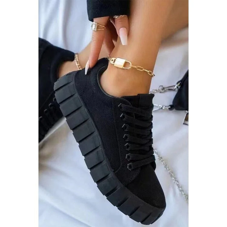 Heidi-Mode | Modische Orthopädische Damen-Sportschuhe mit Plateausohle - Image 9