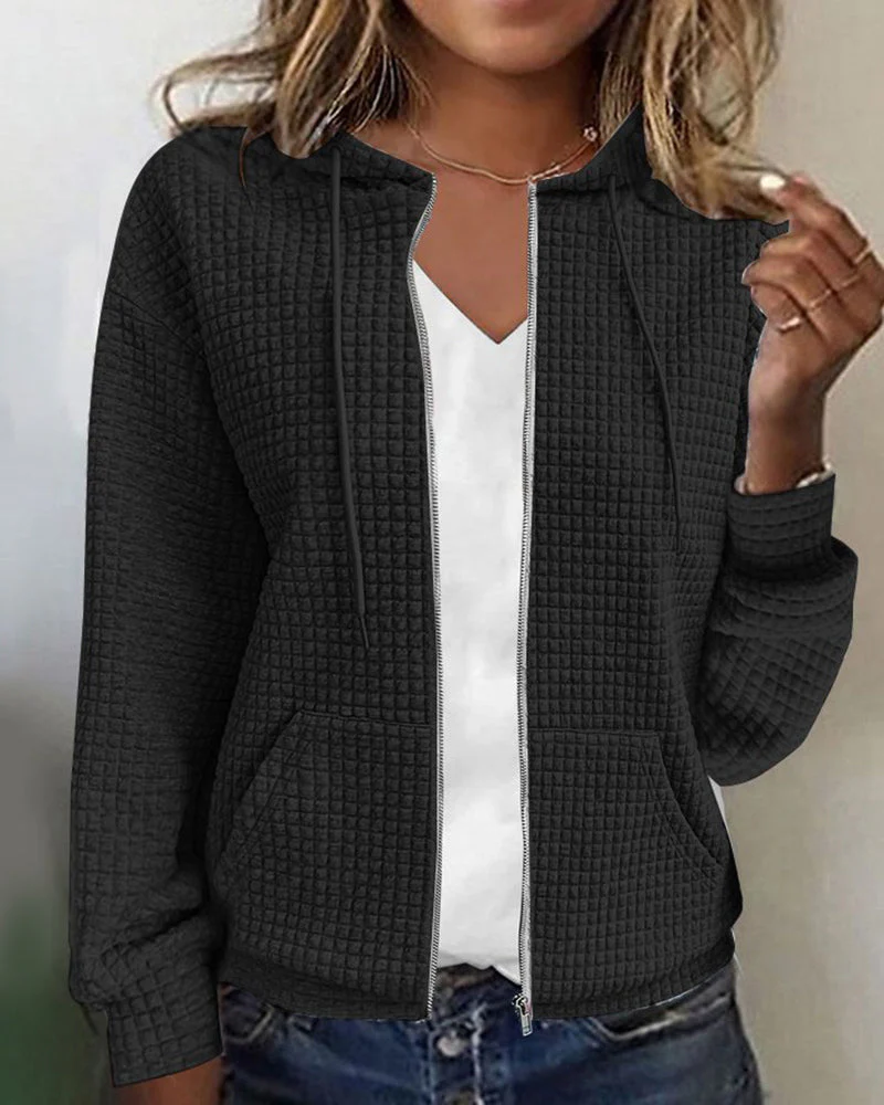 Heidi-Mode | Modisches Sweatshirt mit Kapuze und Taschen für Frauen - Image 3