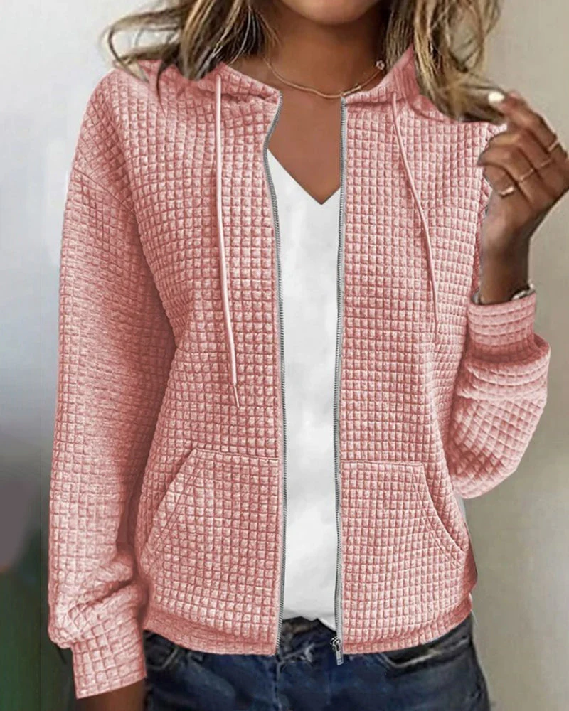 Heidi-Mode | Modisches Sweatshirt mit Kapuze und Taschen für Frauen - Image 4