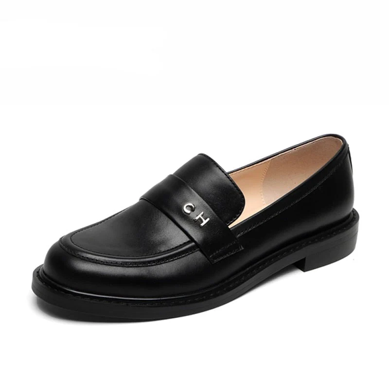 Heidi-Mode | Multi Color Block Echtes Leder Loafer - Image 16