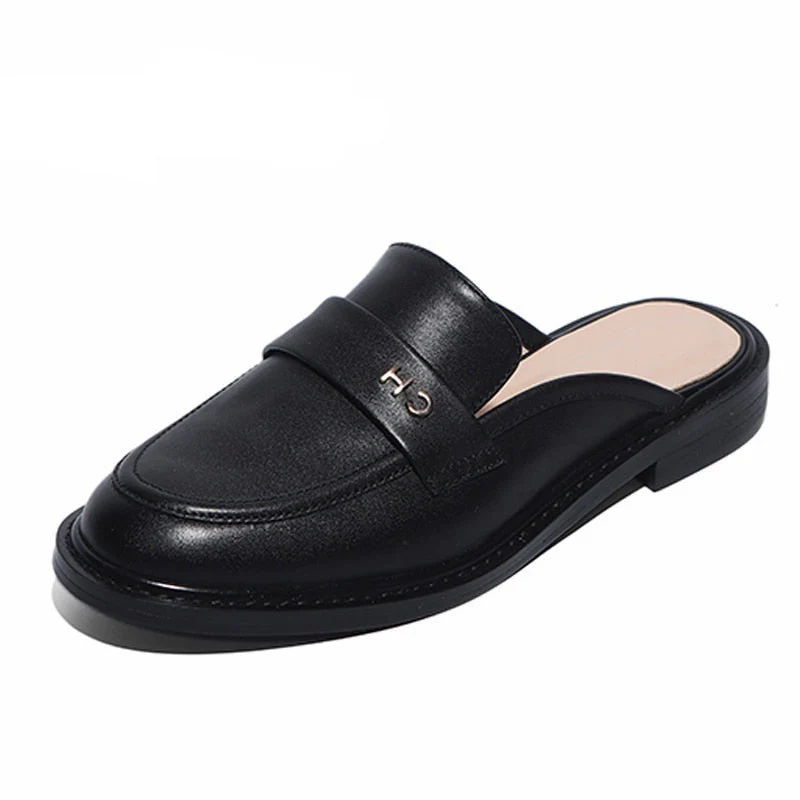 Heidi-Mode | Multi Color Block Echtes Leder Loafer - Image 17