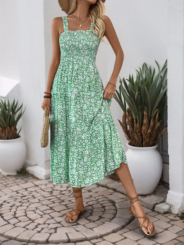 Heidi-Mode | Neuer Stil Bedrucktes Trägerkleid - Image 5