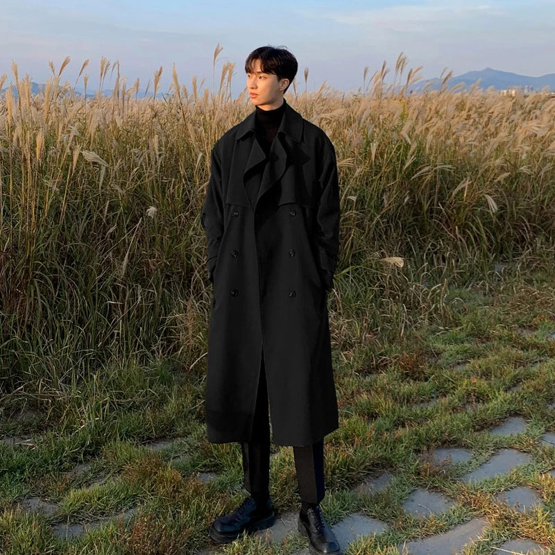Heidi-Mode | Neue Herbst Trenchcoats für Herren Langer, Modischer Oberbekleidungs Trenchcoat - Image 2