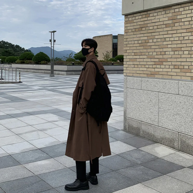 Heidi-Mode | Neue Herbst Trenchcoats für Herren Langer, Modischer Oberbekleidungs Trenchcoat - Image 3