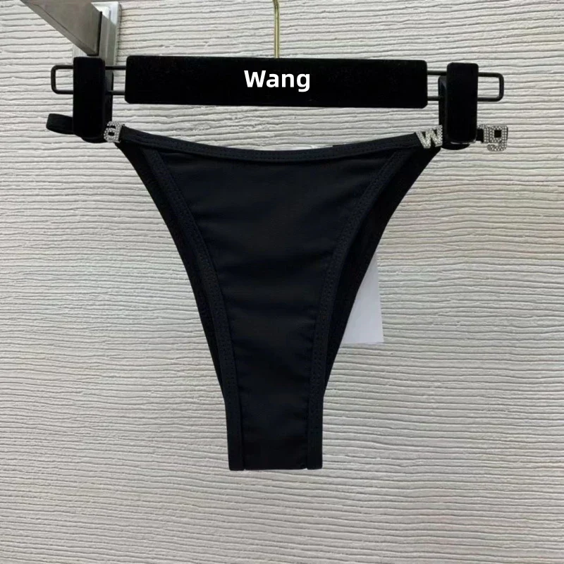 Heidi-Mode | Neuer Rhinestone Buchstaben Wang Strand Bikini Luxus Markendesigner Y2K Mode Sexy Frauen Strand Bikini Duo Set - Image 2