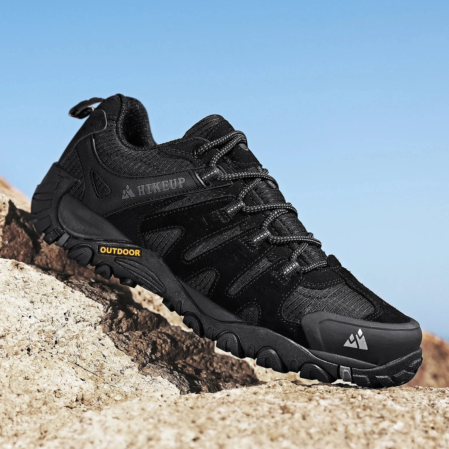 Heidi-Mode | Niedrig Wasserabweisende Wanderschuhe mit Robuster Sohle für Herren - Image 19
