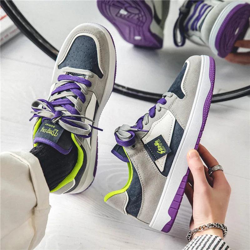 Heidi-Mode | Niedrige Skate Schuhe mit Kontrastierenden Schnürsenkeln - Image 11