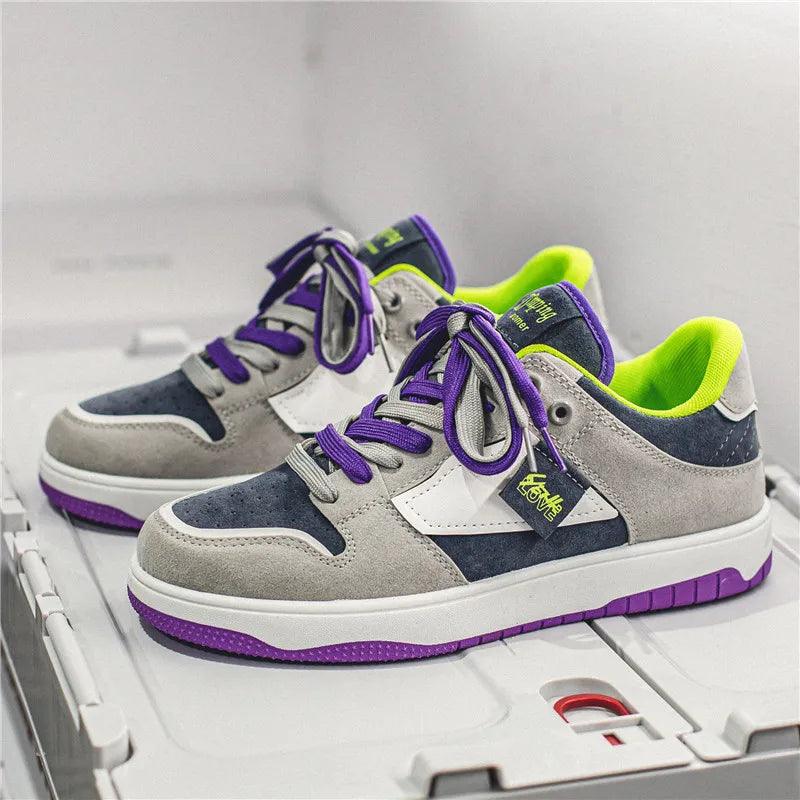 Heidi-Mode | Niedrige Skate Schuhe mit Kontrastierenden Schnürsenkeln - Image 15