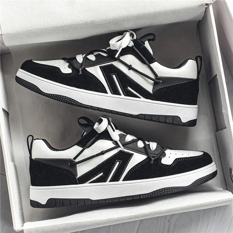 Heidi-Mode | Niedrige Skate Schuhe mit Kontrastierenden Schnürsenkeln - Image 17