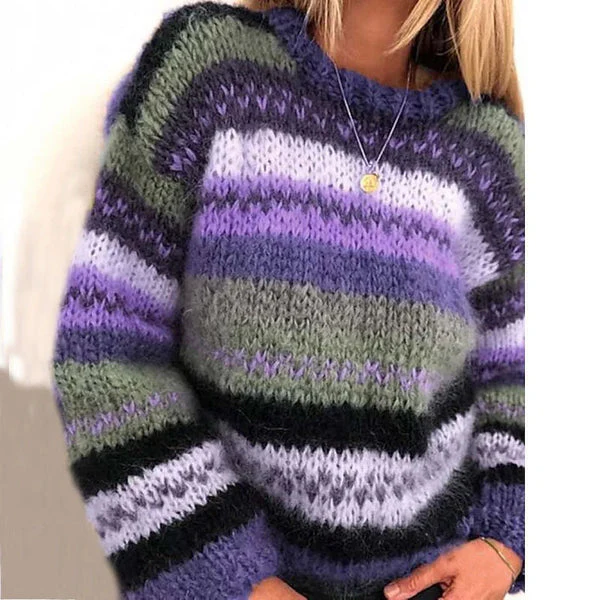 Heidi-Mode | Norwegerpullover - Warmer, Farbenfroher Skandinavischer Damenpullover - Image 2