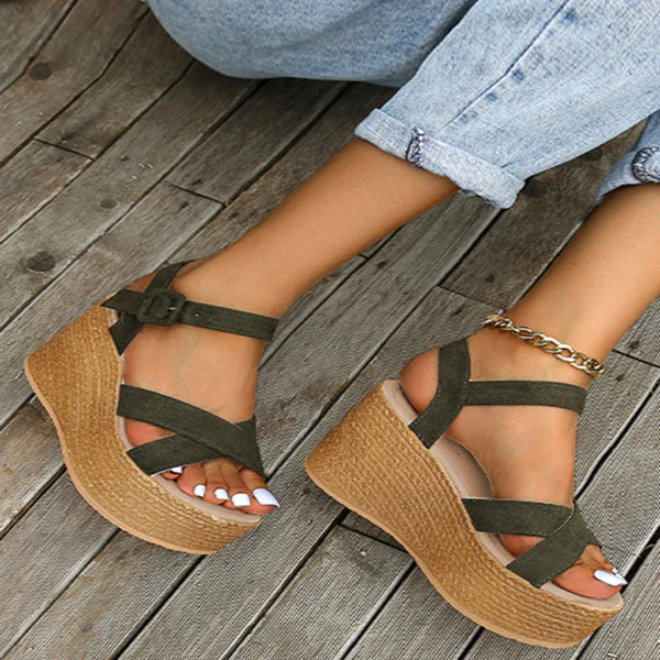 Heidi-Mode | Orthopädische Plateau Sandalen - Image 2