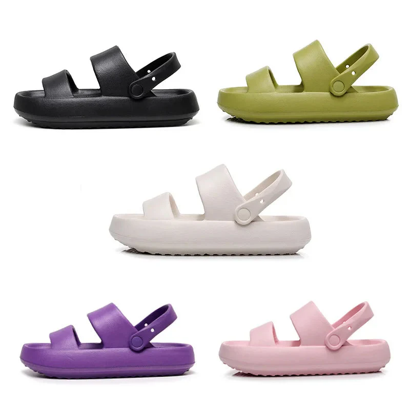 Heidi-Mode | Orthopädische Sandalen Comfort Plus Pantoletten mit Doppelriemen Gepolsterte, Lässige Slip-On-Sandalen - Image 4