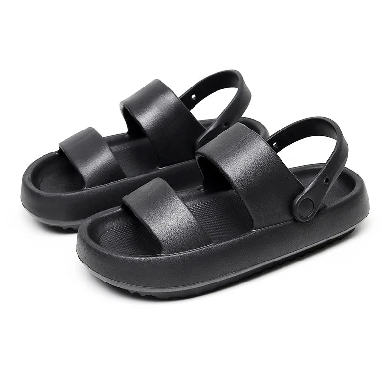 Heidi-Mode | Orthopädische Sandalen Comfort Plus Pantoletten mit Doppelriemen Gepolsterte, Lässige Slip-On-Sandalen - Image 5