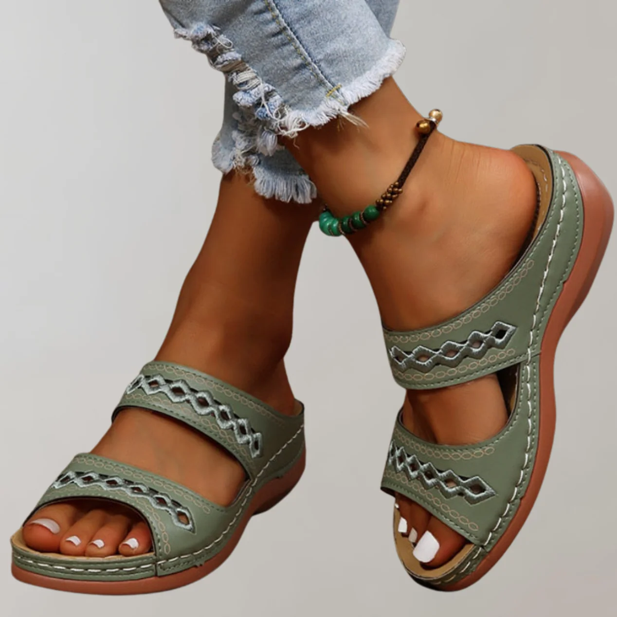 Heidi-Mode | Orthopädische Sandalen für Damen Sandalen Damen Bequem Sommer Sandalen Damen - Image 5