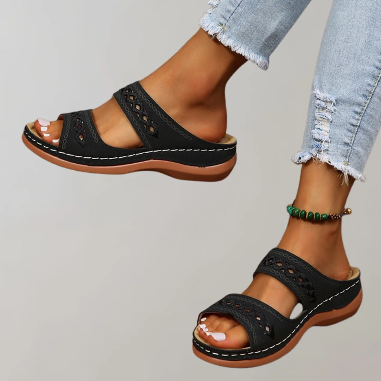 Heidi-Mode | Orthopädische Sandalen für Damen Sandalen Damen Bequem Sommer Sandalen Damen - Image 6