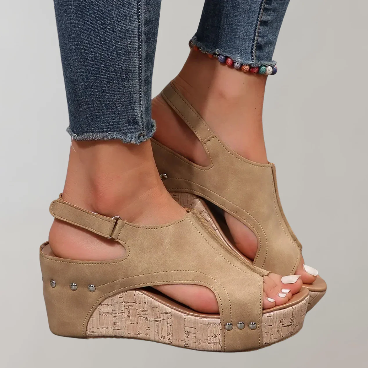 Heidi-Mode | Orthopädische Sandalen mit Hohen Absätzen Sandalen Damen Bequem - Image 7