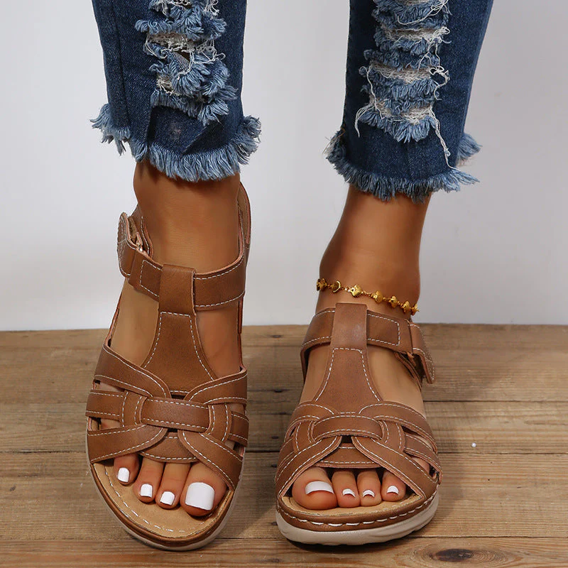 Heidi-Mode | Orthopädische Klettverschlussschuhe mit Dämpfungssohle für Damen - Image 3