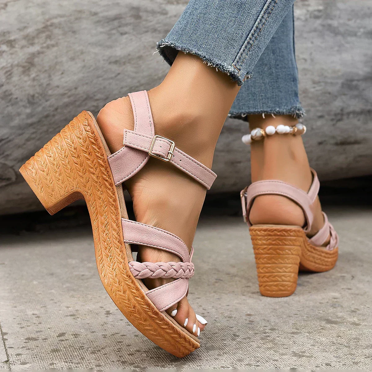 Heidi-Mode | Orthopädische Mittelhohe Sandalen - Image 11