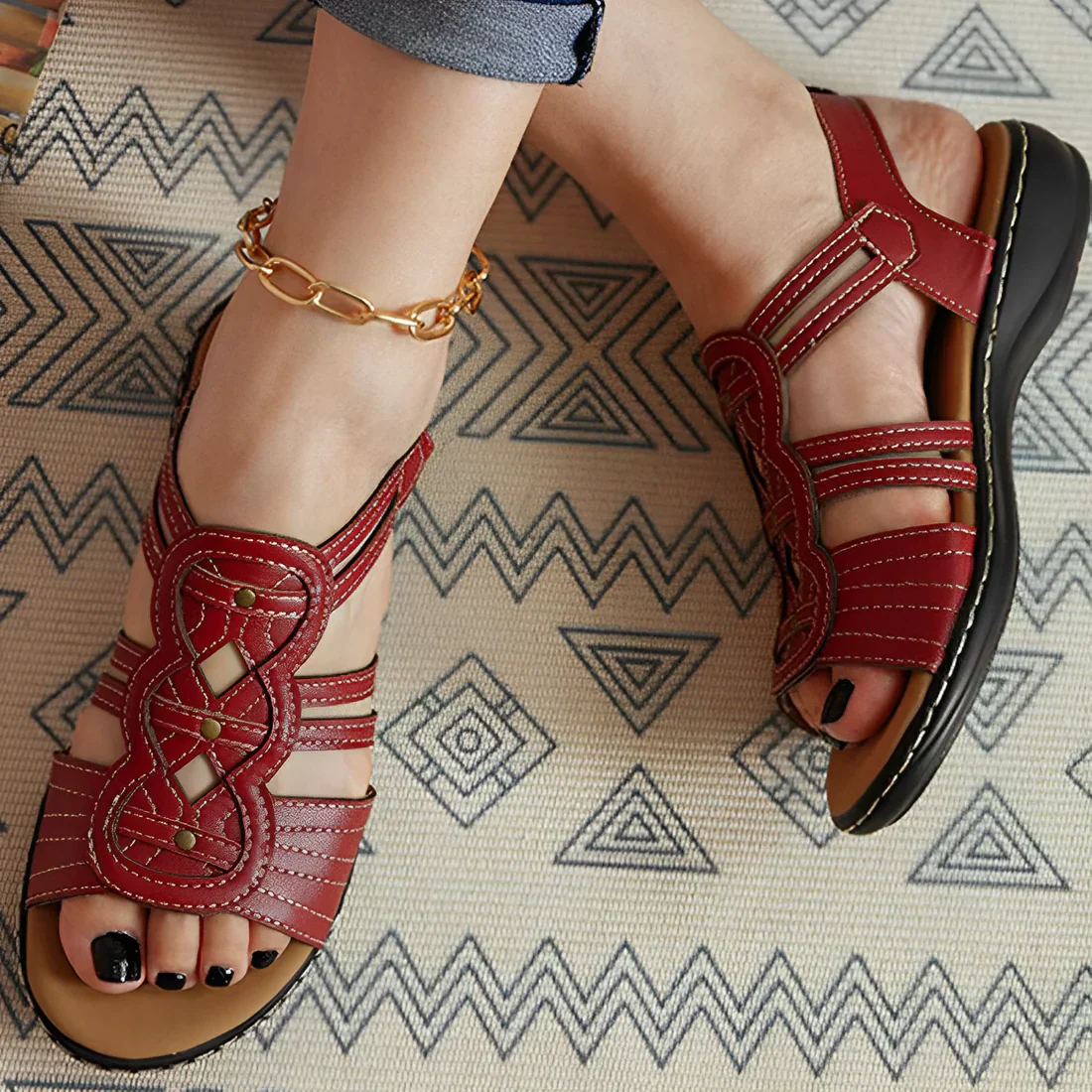 Heidi-Mode | Orthopädische Sandalen mit Fußgewölbeunterstützung - Image 6